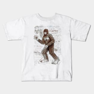 the Stoneman - a Bigfoot Creature Kids T-Shirt